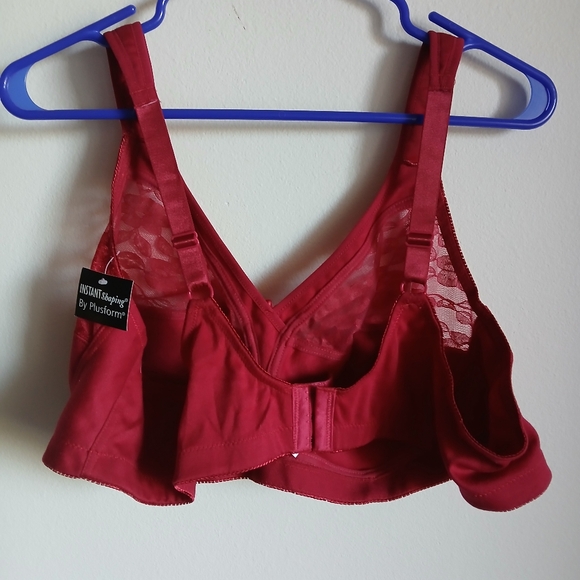 Plusform Instant Shaping Red Bra Size 50B New - Picture 9 of 12